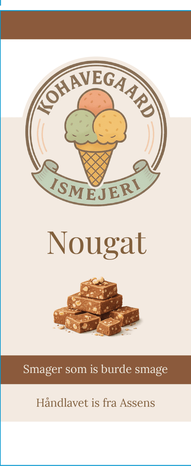 Nougat · etiketmotiv