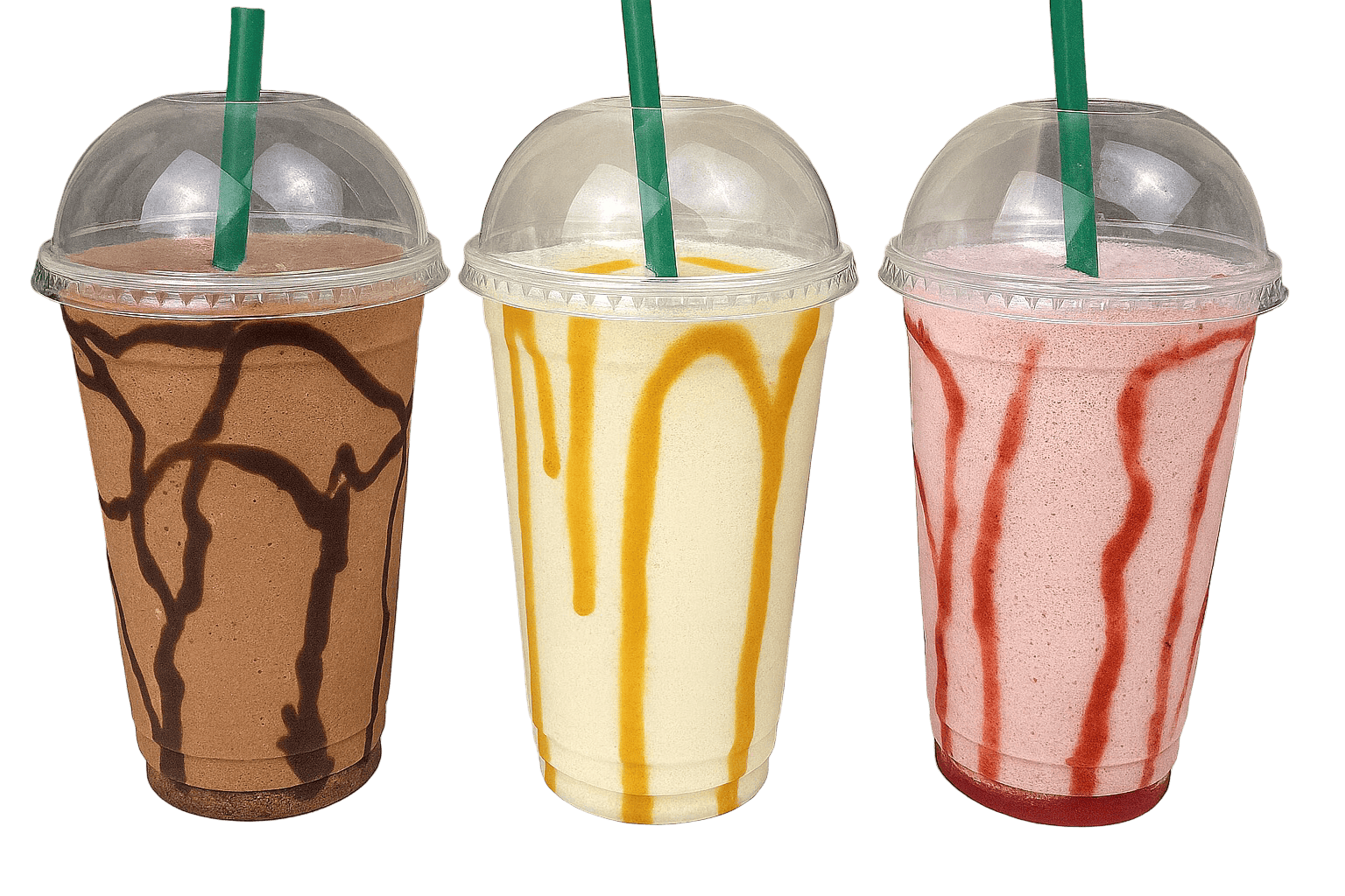 Cremet milkshake lavet på hjemmelavet is